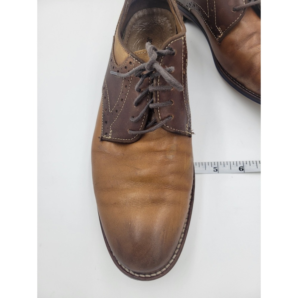 Johnson & Murphy Men's Brown Leather Lace Up Shoes Oxford Classic Cap-Toe Sz 8M - Picture 12 of 12